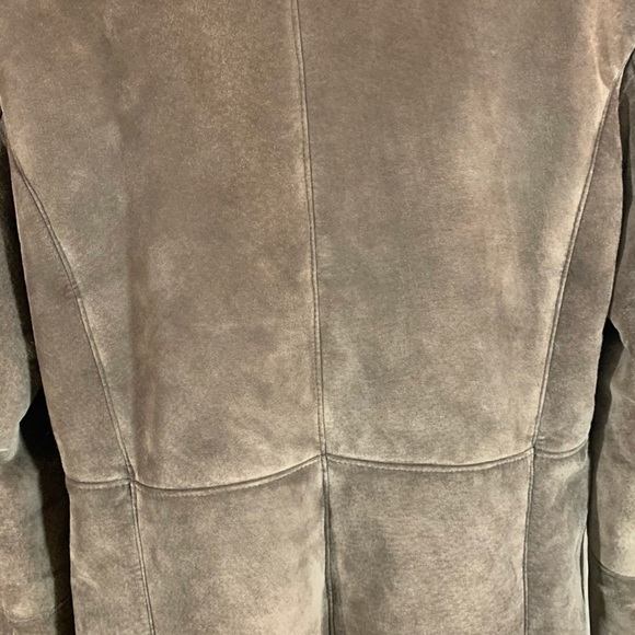 Marvin Richards brown suede and faux fur women’s coat - Picture 4 of 13